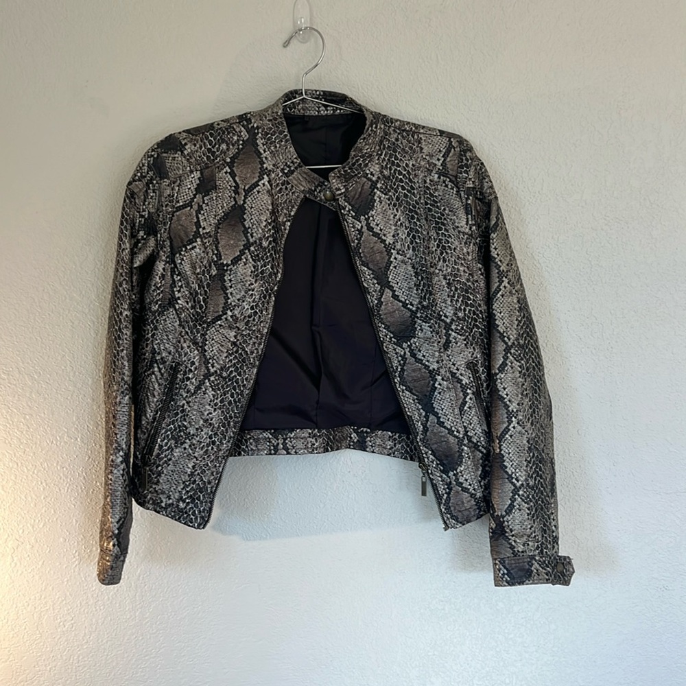 Super cool snake skin print jacket